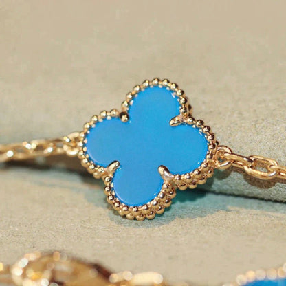 [Liorra]CLOVER 20 MOTIFS TURQUOISE GOLD