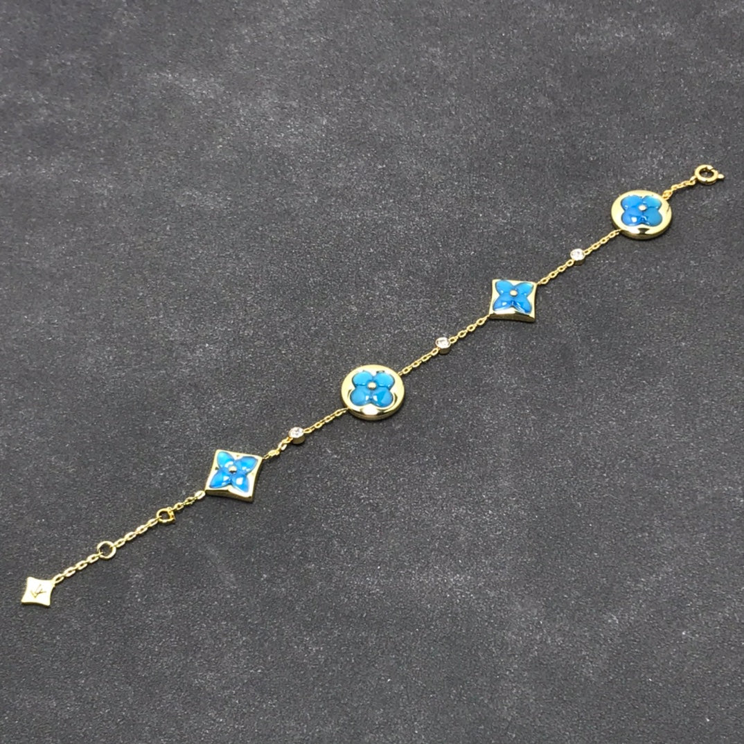 [Liorra]STAR AND SUN TURQUOISE 4 MOTIFS 3 DIAMONDS