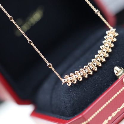 [Liorra]CLASH PINK GOLD NECKLACE