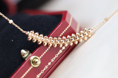 [Liorra]CLASH PINK GOLD NECKLACE