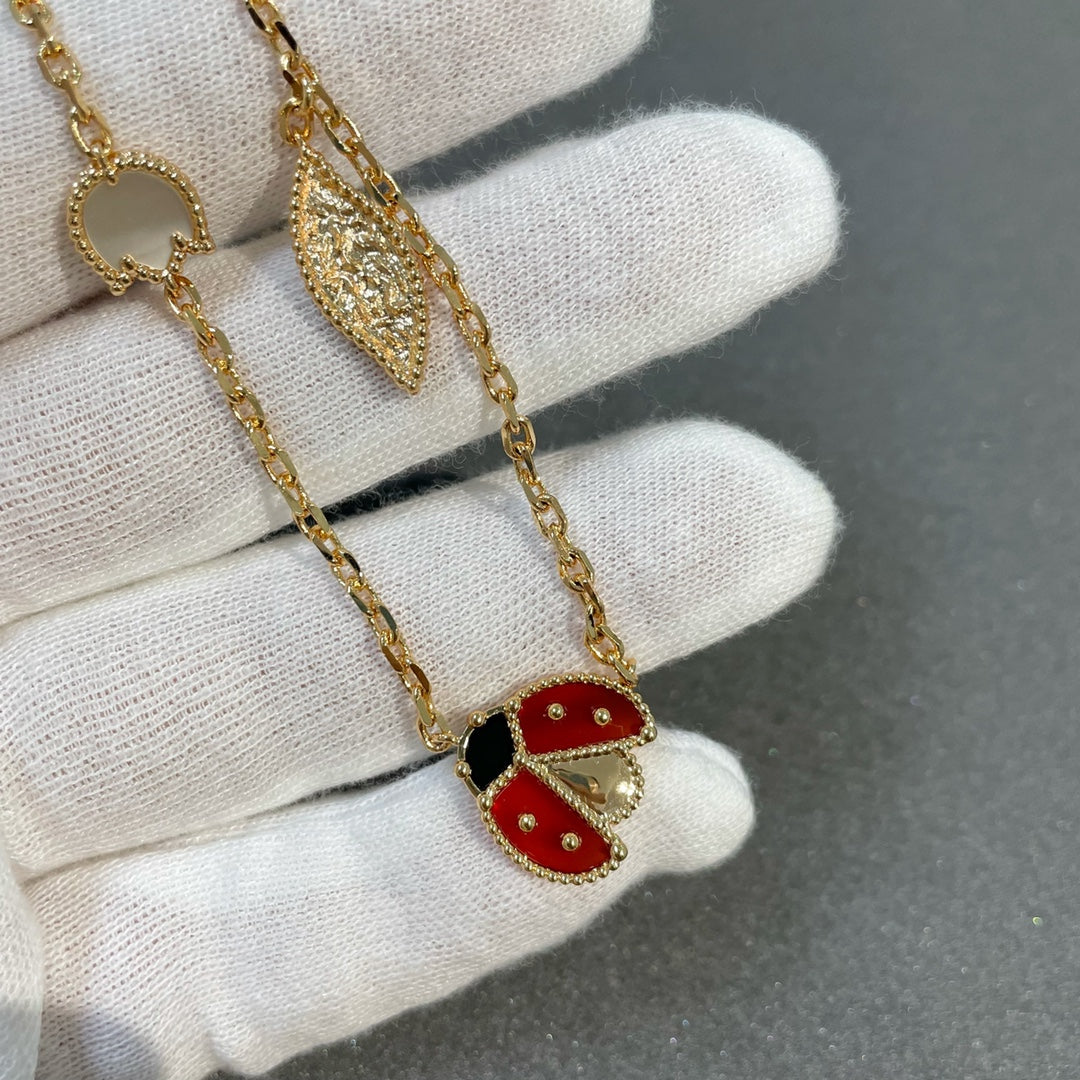 [Liorra]LUCKY SPRING 15 MOTIFS GOLD NECKLACE