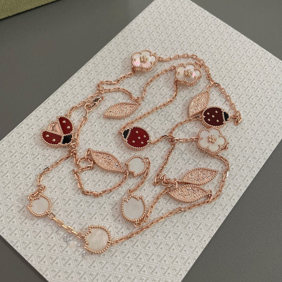 [Liorra]LUCKY SPRING 15 MOTIFS Liorra GOLD NECKLACE