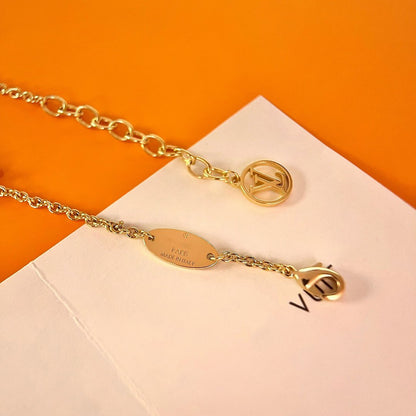 [Liorra]LOGO STAR MOTIF GOLD BRACELET