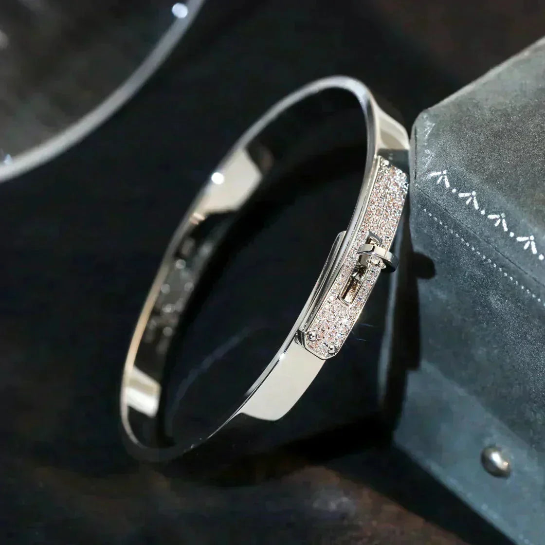 [Liorra]KELLY SILVER DIAMOND BRACELET