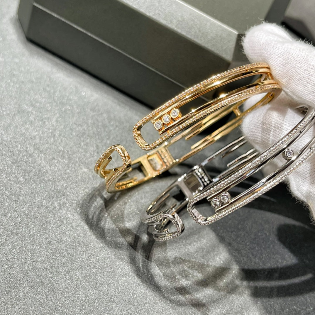 [Liorra]MOVE 10TH PAVED DIAMOND BRACELET