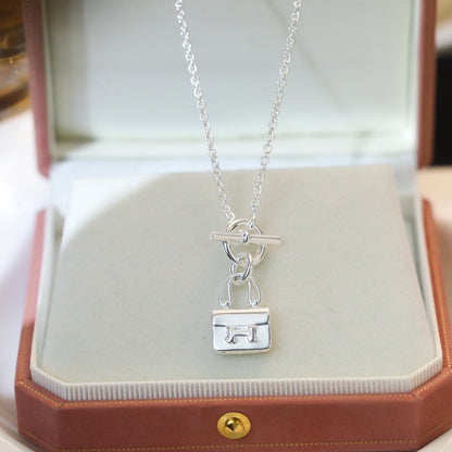 [Liorra]POP H PEDANT SILVER NECKLACE