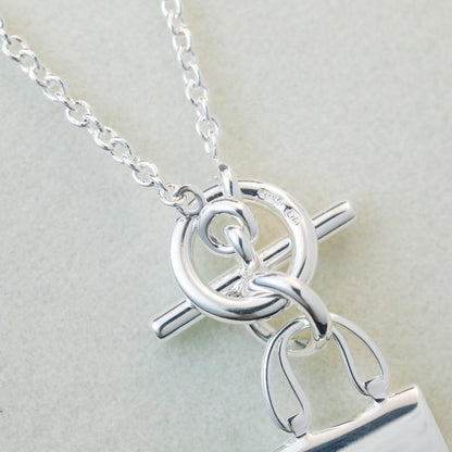 [Liorra]POP H PEDANT SILVER NECKLACE