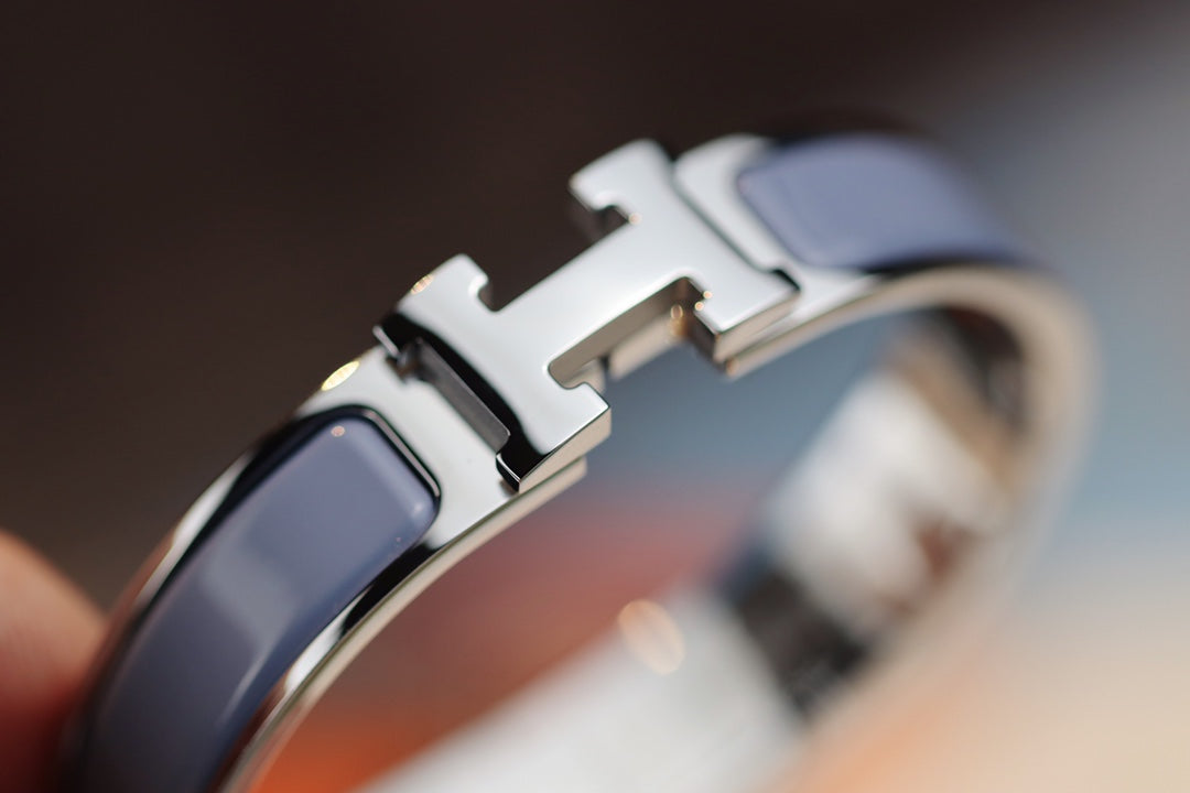 [Liorra]H BRACELET 12MM BLUE GRAY