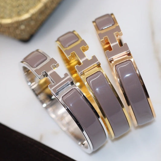 [Liorra]H BRACELET 12MM BROWN