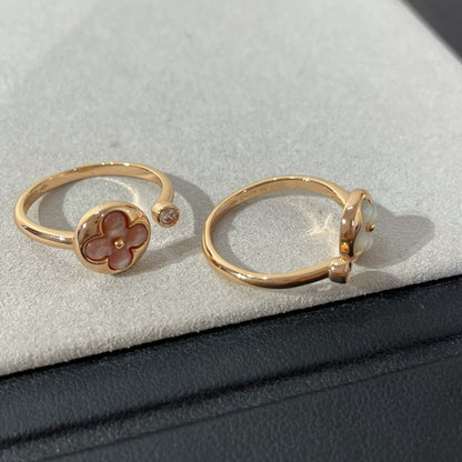 [Liorra]SUN 1 DIAMOND PINK MOP RING