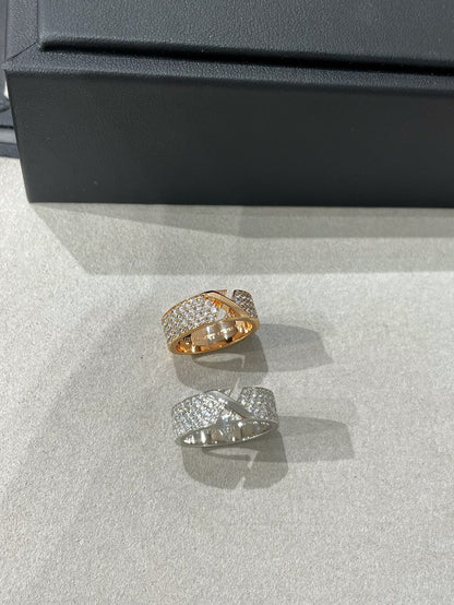 [Liorra]LIENS EVIDENCE  DIAMOND PAVED RING