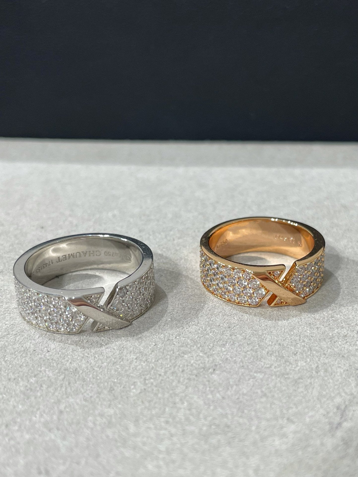 [Liorra]LIENS EVIDENCE  DIAMOND PAVED RING