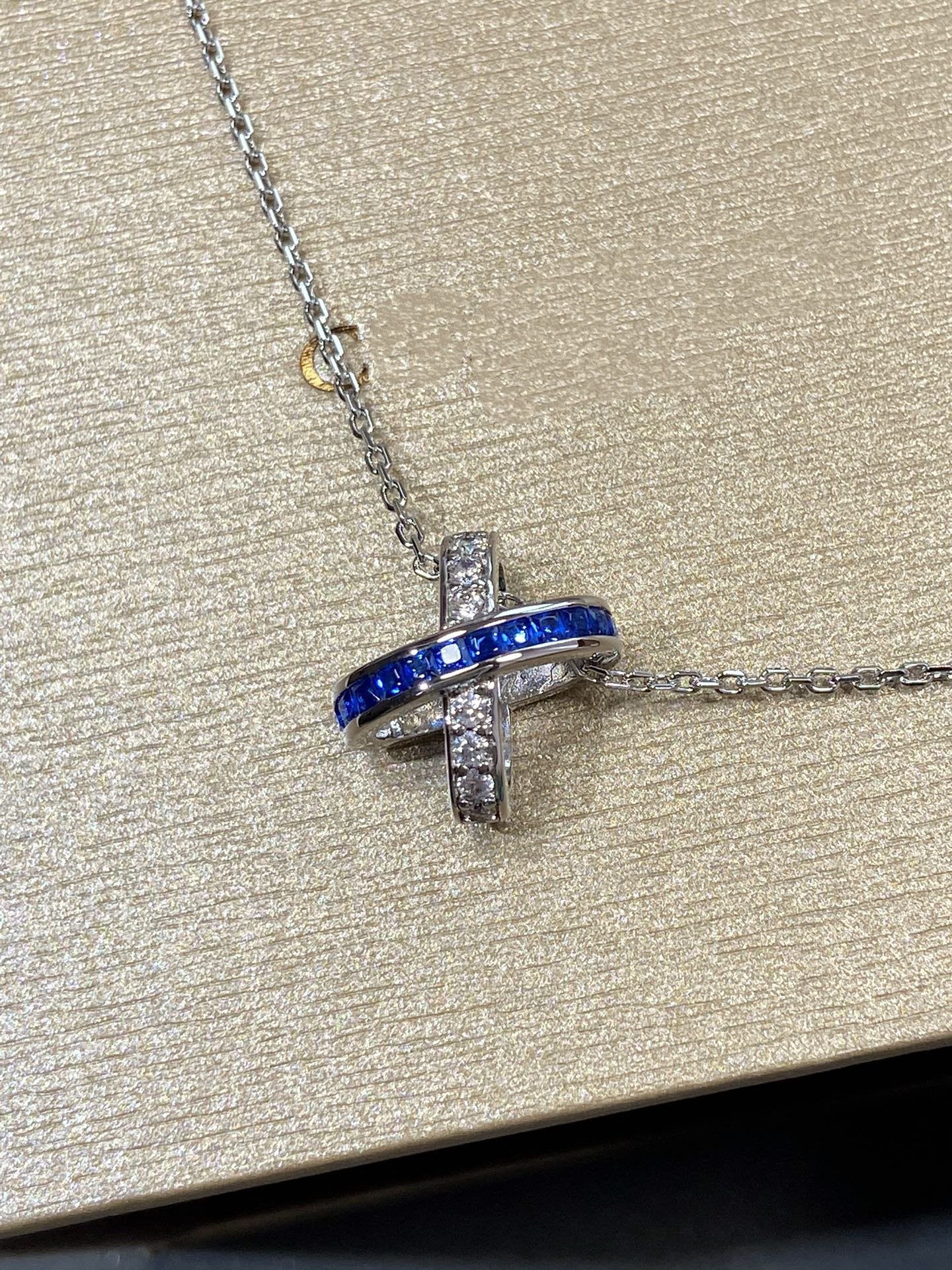 [Liorra]LIENS DIAMOND SILVER NECKLACE