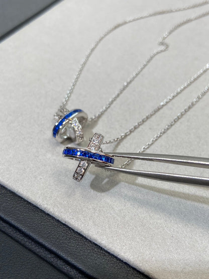 [Liorra]LIENS DIAMOND SILVER NECKLACE