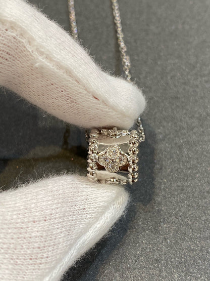 [Liorra]PERLEE PEDANT SIVLER DIAMOND NECKLACE