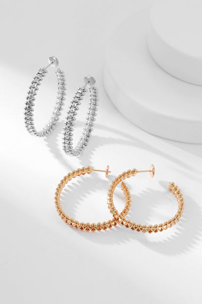 [Liorra]CLASH HOOP EARRINGS