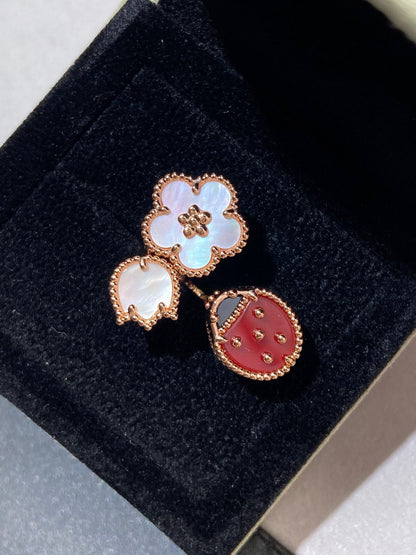 [Liorra]LUCKY 3 MOTIF Liorra GOLD RING