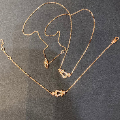 [Liorra]FORCE 10 DIAMOND PINK GOLD NECKLACE MINI MODEL