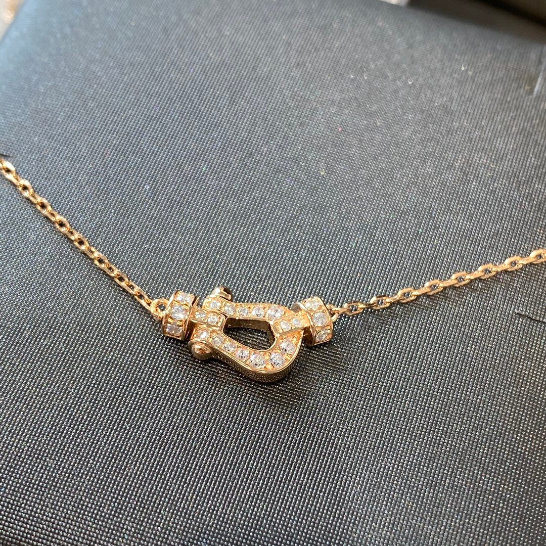 [Liorra]FORCE 10 DIAMOND PINK GOLD NECKLACE MINI MODEL