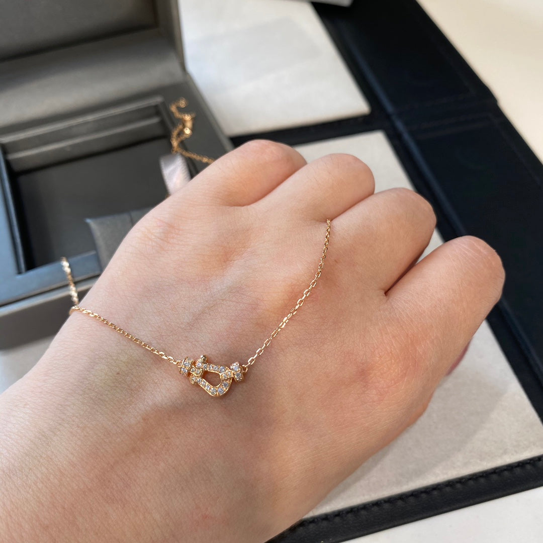 [Liorra]FORCE 10 DIAMOND PINK GOLD NECKLACE MINI MODEL