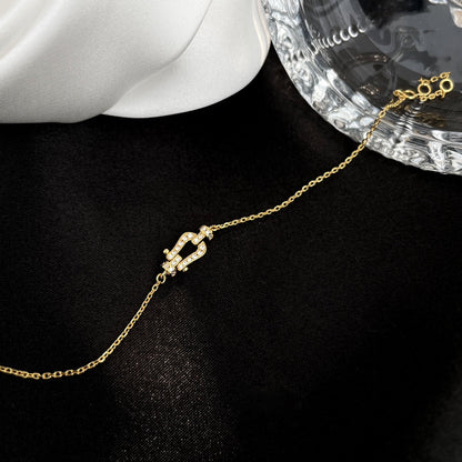 [Liorra]FORCE 10 FULL DIAMOND BUCKLE CHAIN LINK MINI MODEL
