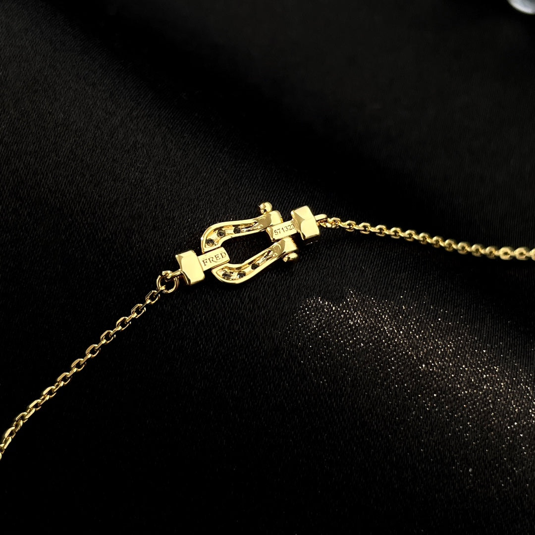 [Liorra]FORCE 10 FULL DIAMOND BUCKLE CHAIN LINK MINI MODEL