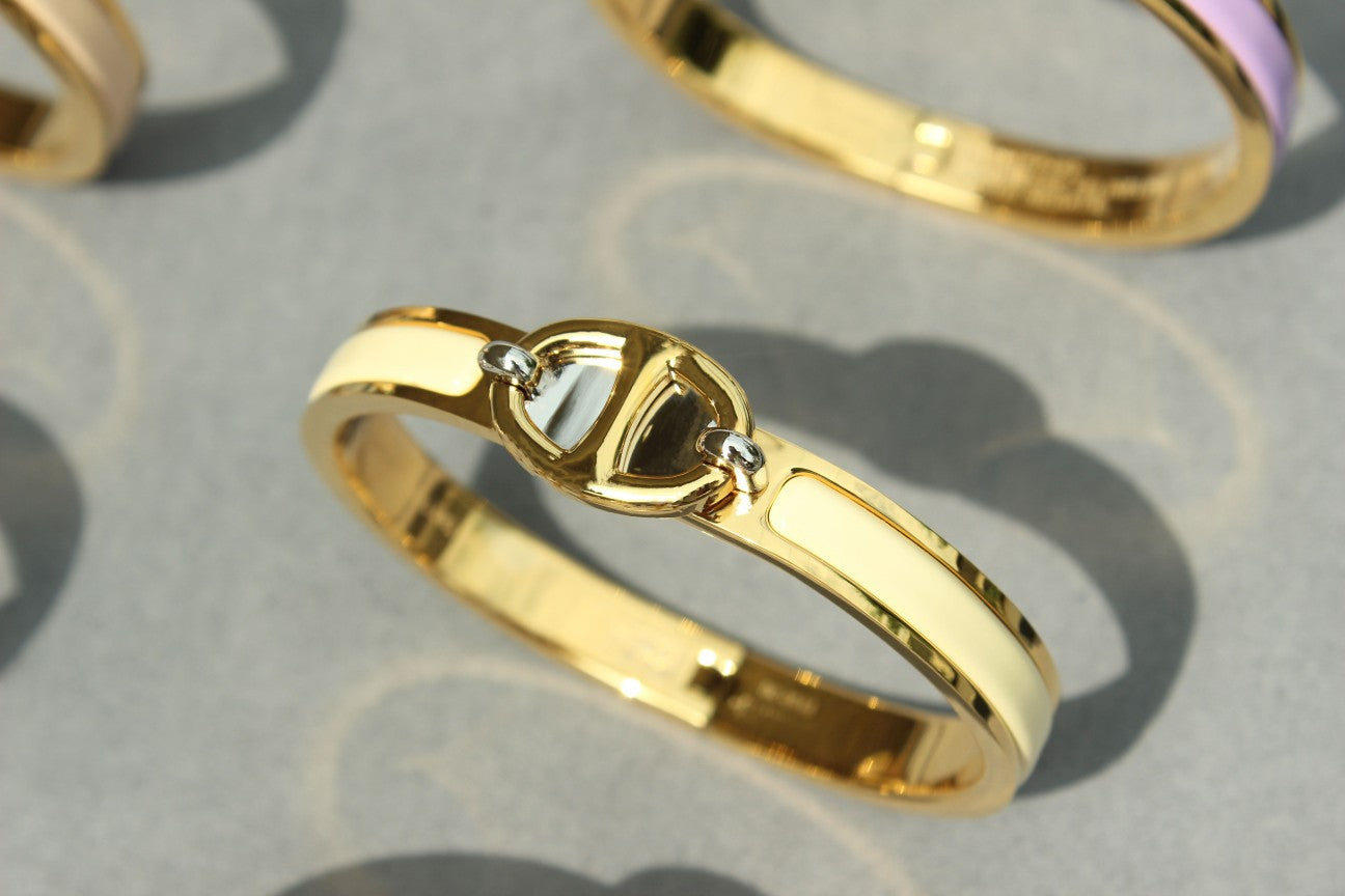 [Liorra]CLIC CHAINE GOLD BRACELET