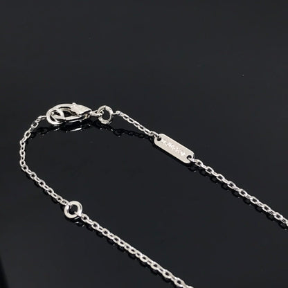 [Liorra]CLOVER PIETERSITE SILVER LONG NECKLACE