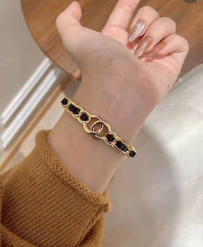 [Liorra]Double C Open Bangle
