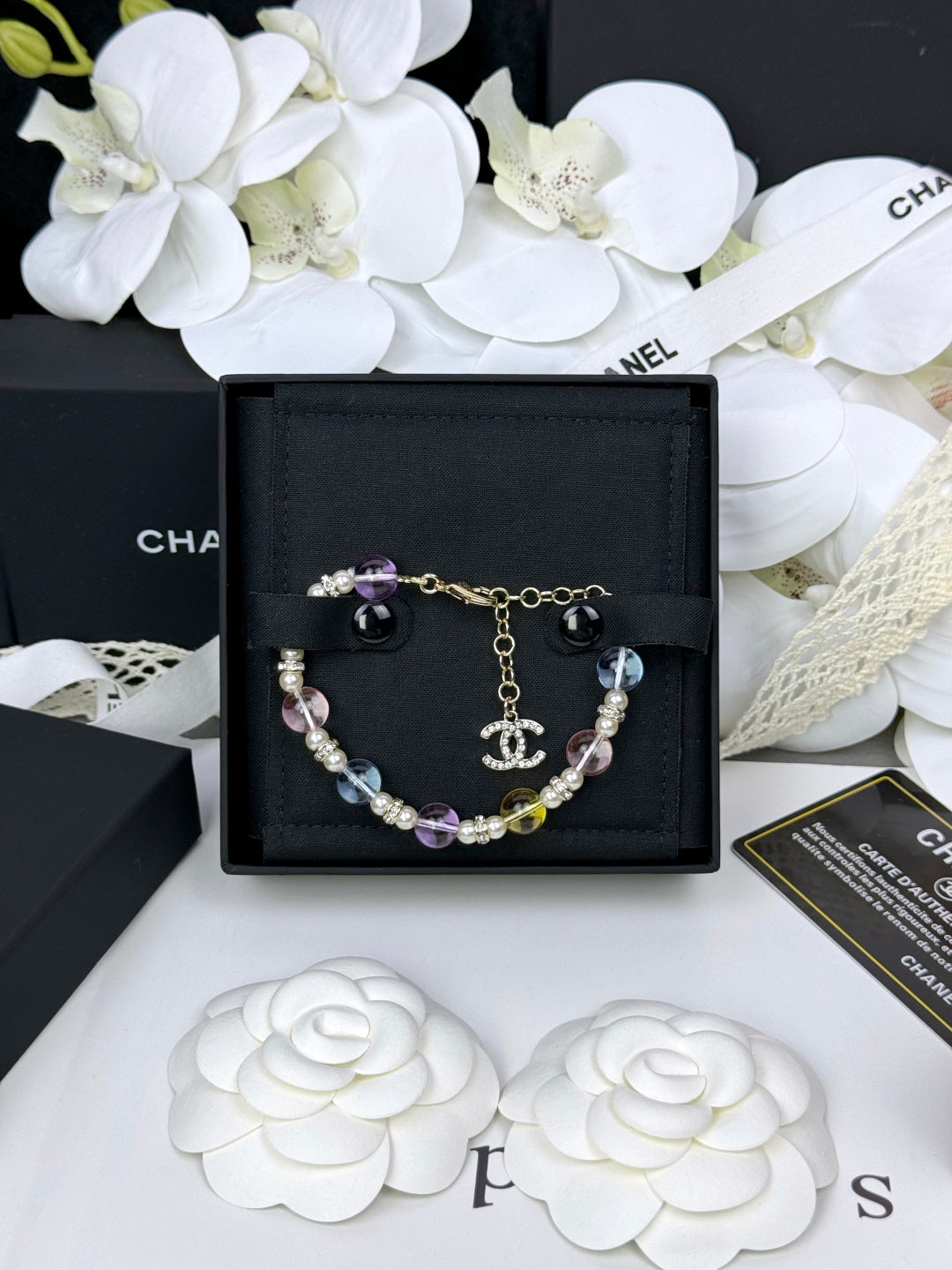 [Liorra]Colorful Transparent Resin Bracelet