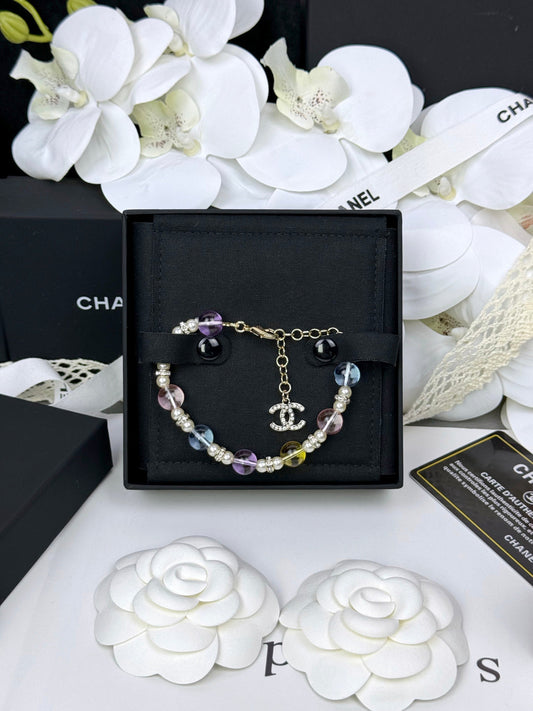 [Liorra]Colorful Transparent Resin Bracelet