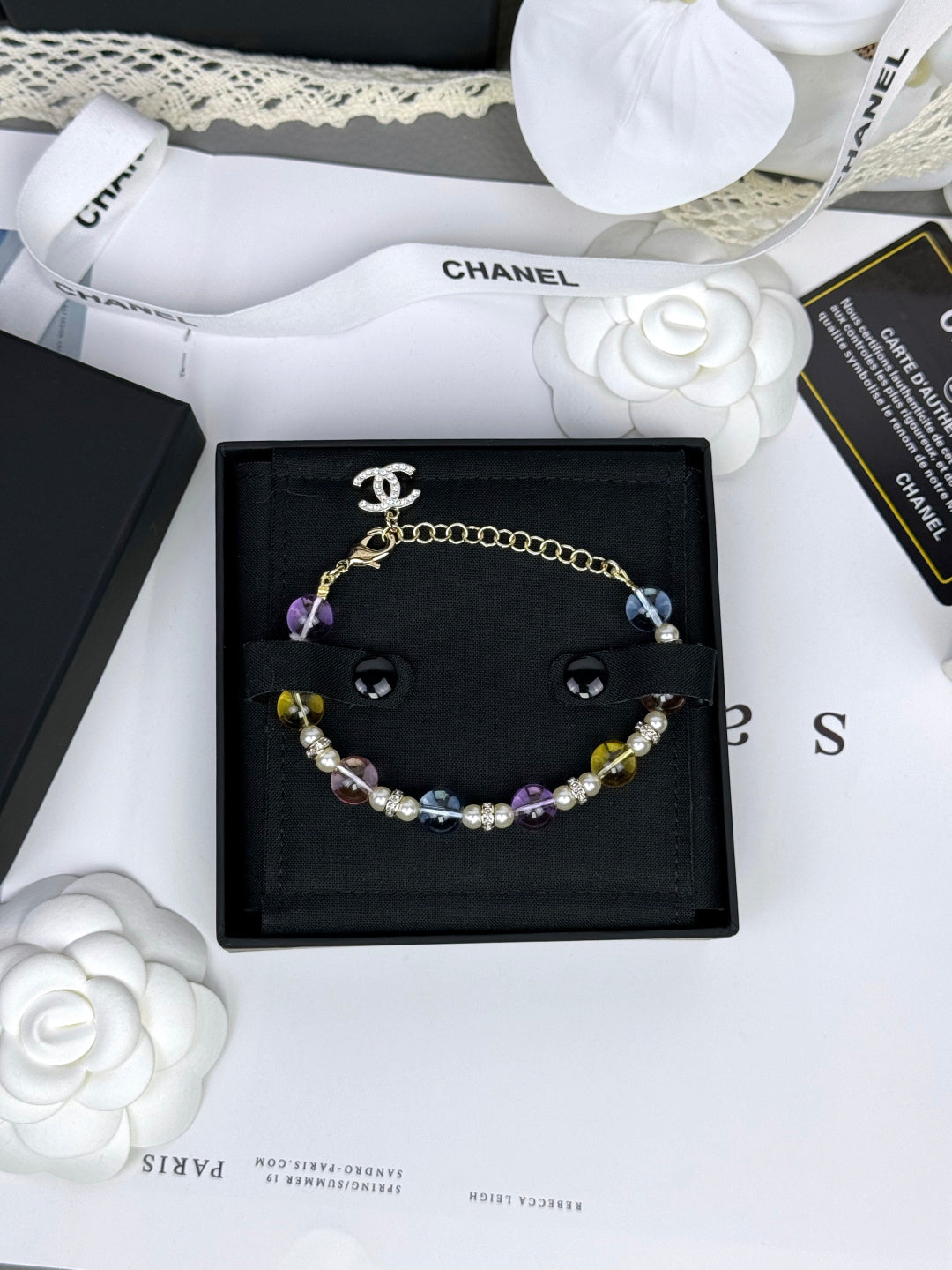 [Liorra]Colorful Transparent Resin Bracelet