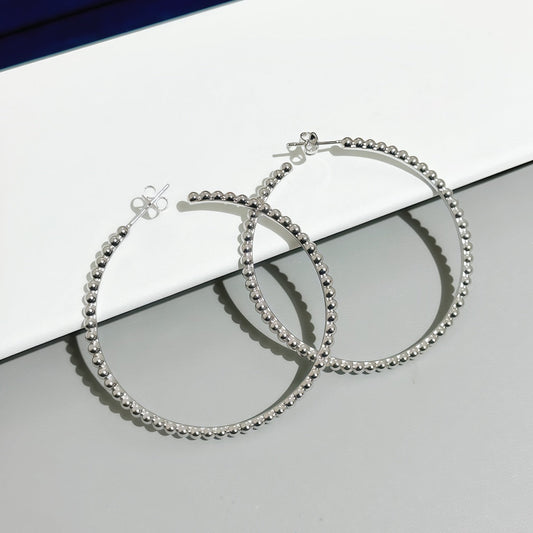 [Liorra]SMOOTH BEAD STUD EARRINGS