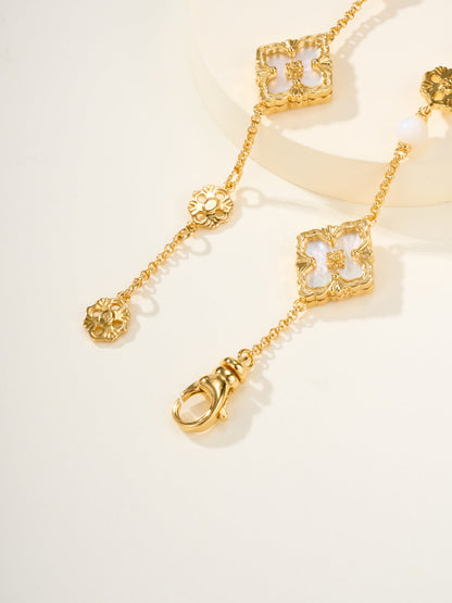 [Liorra]B.C.L ENAMELED Three-Flower Bracelet£¨Trumpet)