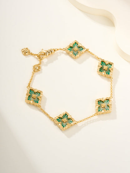 [Liorra]B.C.L ENAMELED Five-Flower Bracelet£¨Various Colors)
