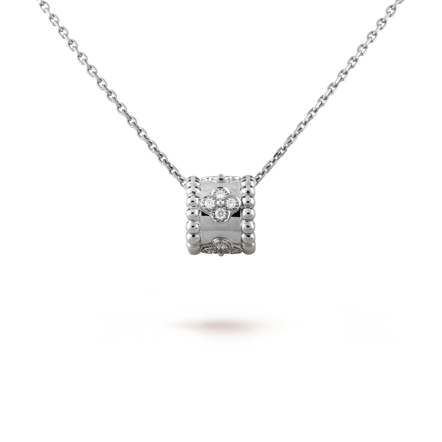 [Liorra]PERLEE PEDANT SIVLER DIAMOND NECKLACE