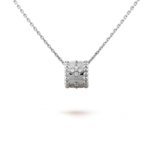 [Liorra]PERLEE PEDANT SIVLER DIAMOND NECKLACE