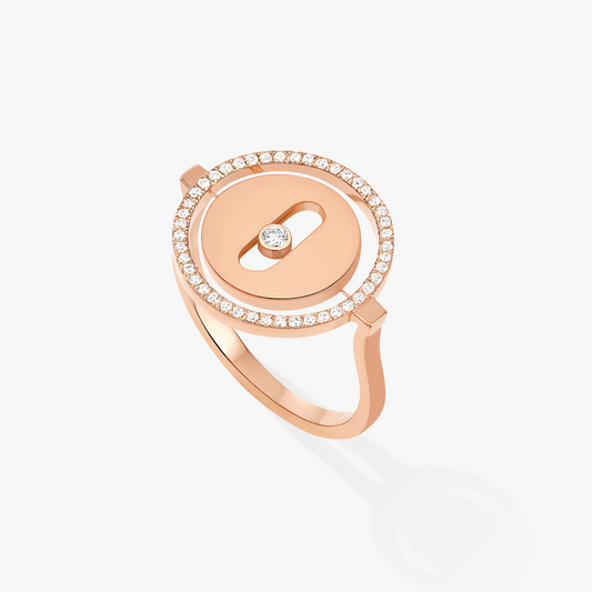 [Liorra]Demo MOVE PINK GOLD DIAMOND RING