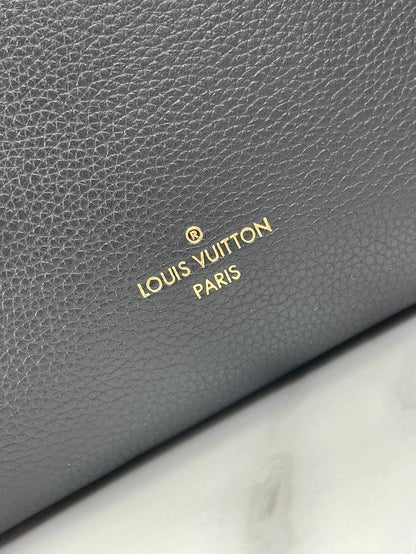 SIDE TRUNK MINI 18 IN BLACK CALFSKIN GOLD HARDWARE