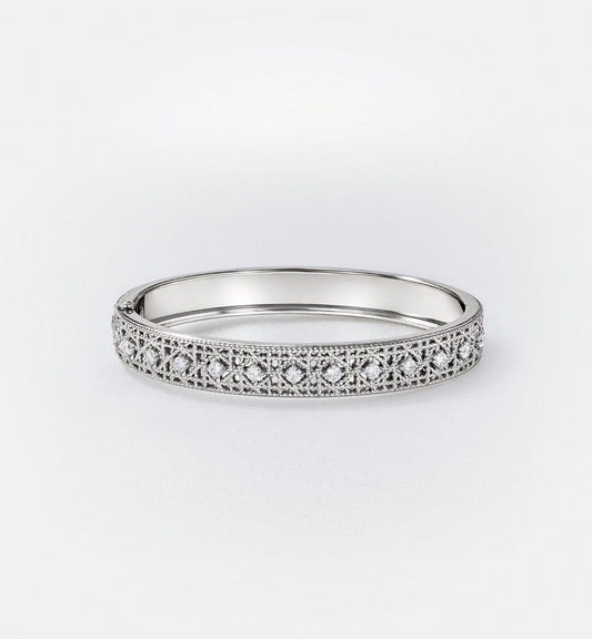 [?Liorra]2026 WOVEN-PATTERN BRACELET SET WITH FULL DIAMOND INLAY THREE-COLORS