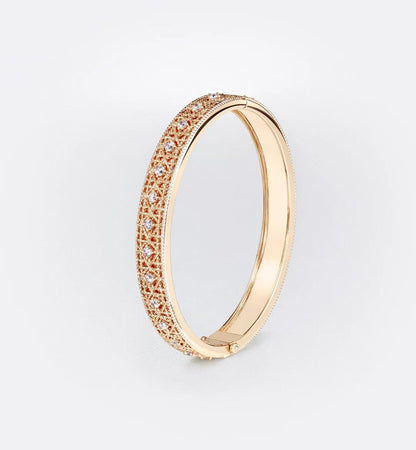 [?Liorra]2026 WOVEN-PATTERN BRACELET SET WITH FULL DIAMOND INLAY THREE-COLORS