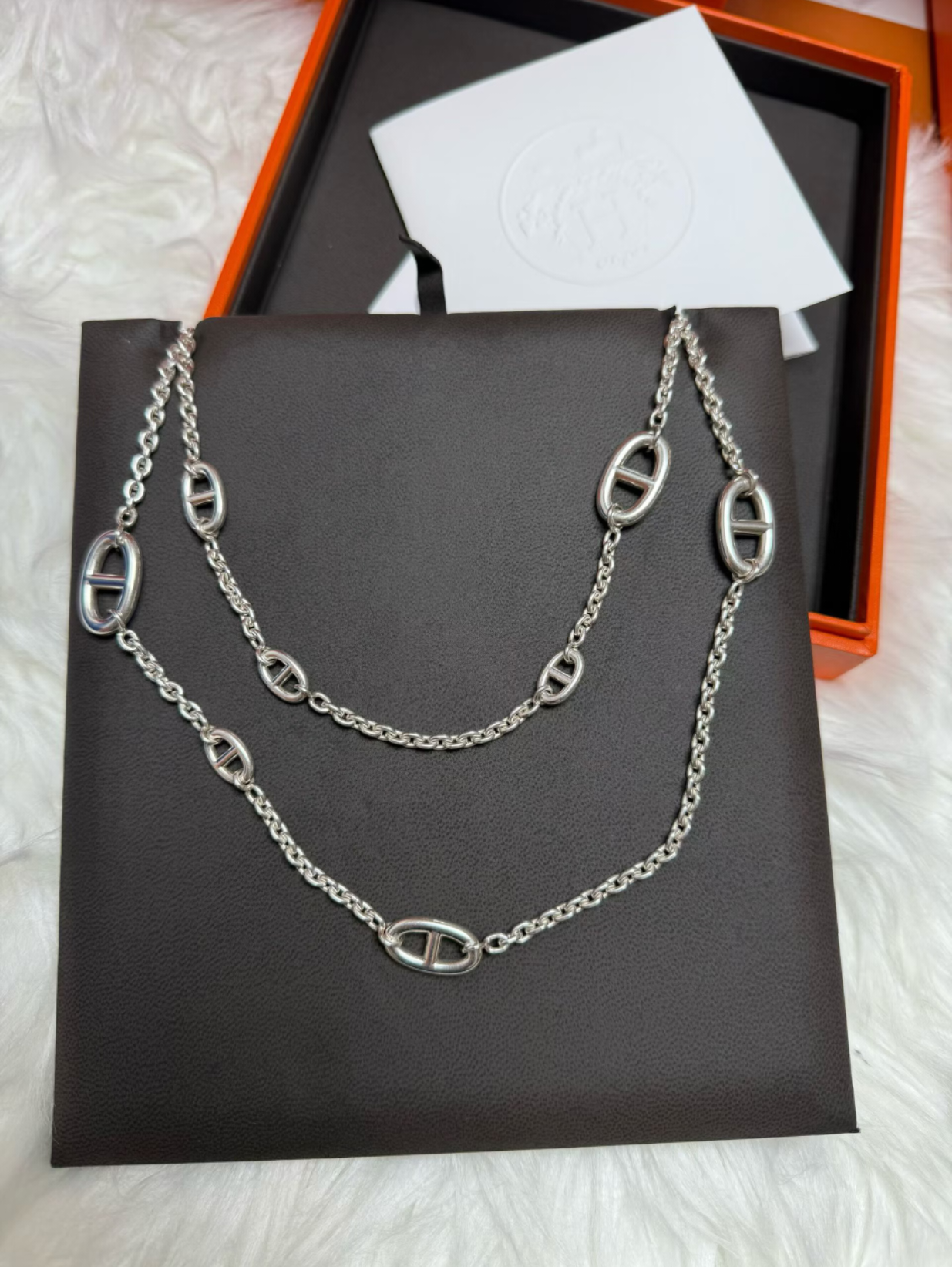 [Liorra]Classic Silver Sweater Chain