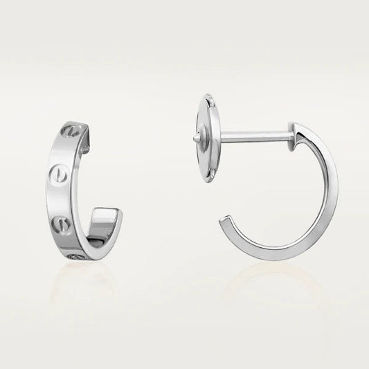 [Liorra]LOVE EARRINGS 2.65MM SILVER