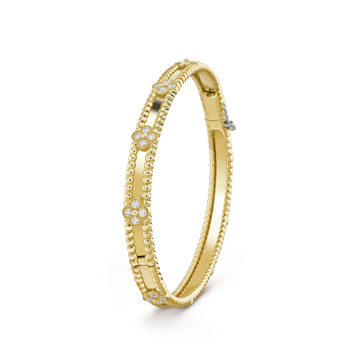 [Liorra]CLOVER BRACELET 4MM DIAMONDS