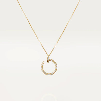 [Liorra]JUSTE NECKLACE GOLD DIAMONDS