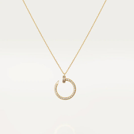 [Liorra]JUSTE NECKLACE GOLD DIAMONDS