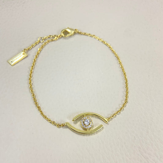 [Liorra]Demo Eye Pave-Set Diamond Bracelet