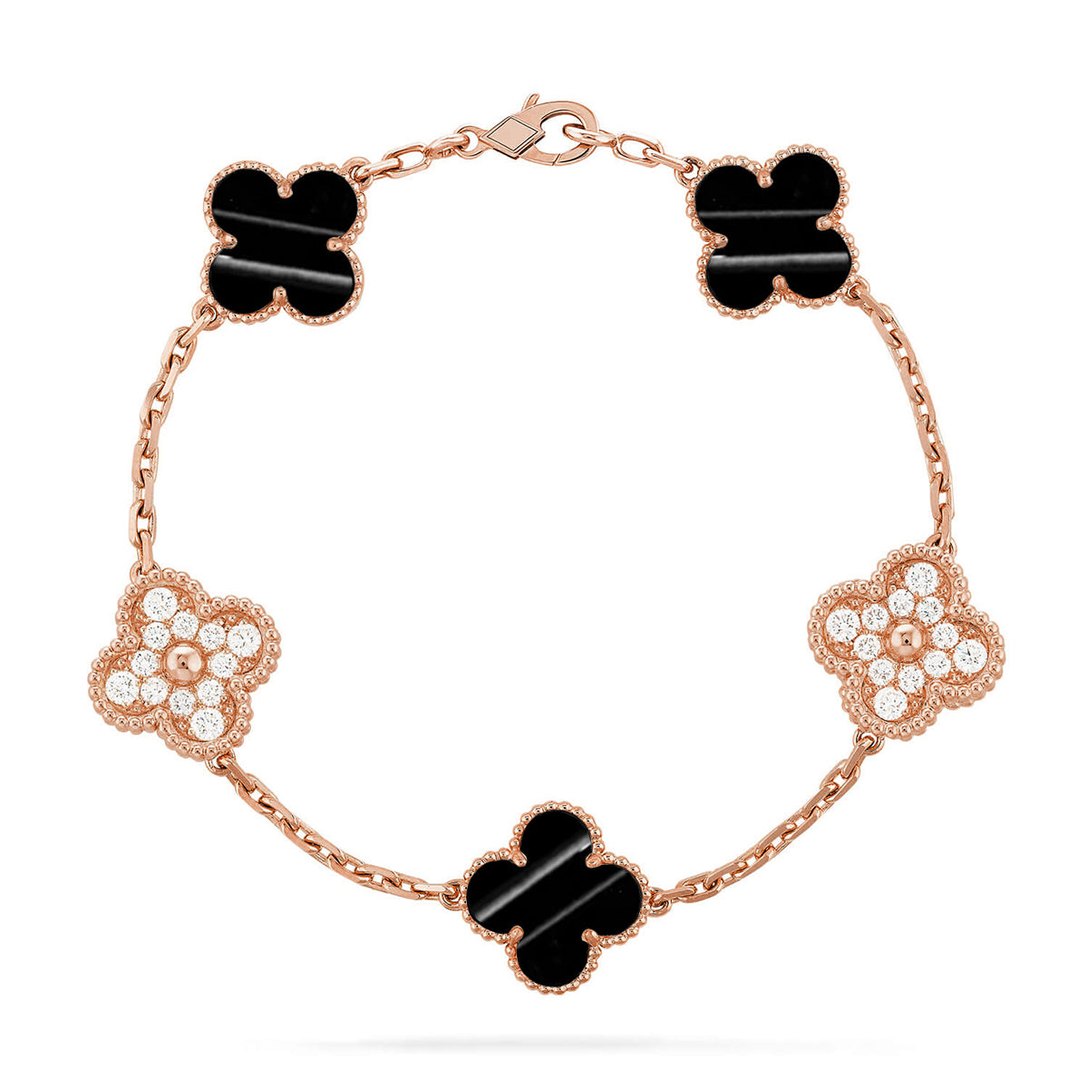 [Liorra] CLOVER 5 MOTIF PULSAR STONE BRACELET COLLECTION