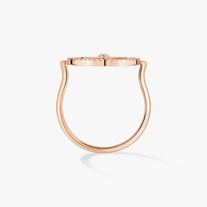 [Liorra]Demo MOVE PINK GOLD DIAMOND RING