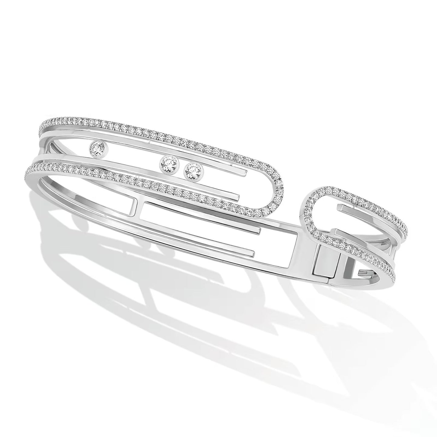 [Liorra]MOVE 10TH PAVED DIAMOND BRACELET